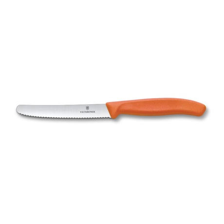 Victorinox Tomatenmesser orange mit Wellenschliff