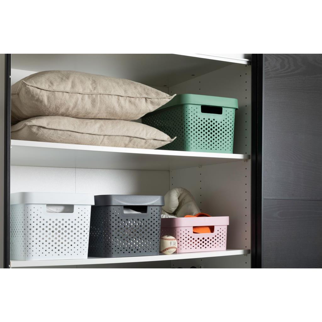 Curver Infinity Dots Storagebox 11L Anthracite