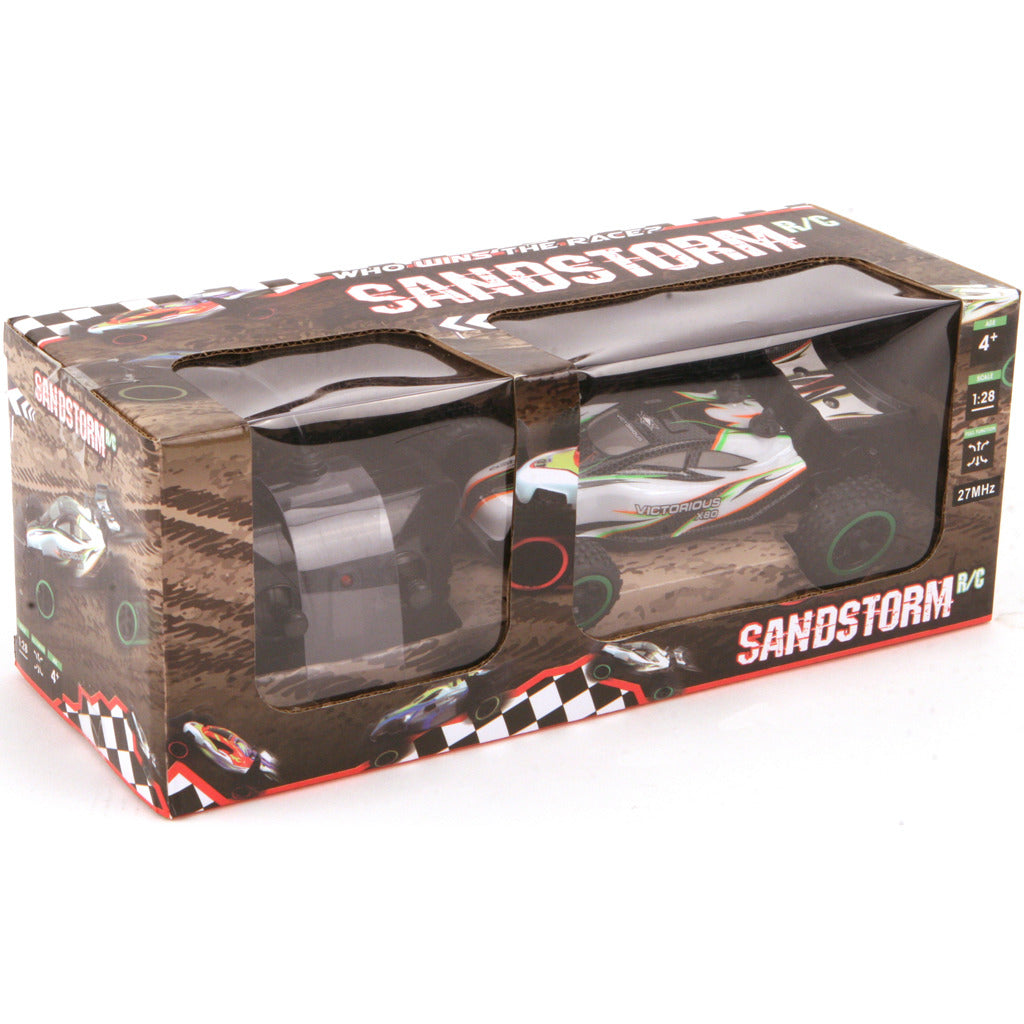 Basic sandstorm 2-kanaals 4-wheel drive rc buggy 1:18