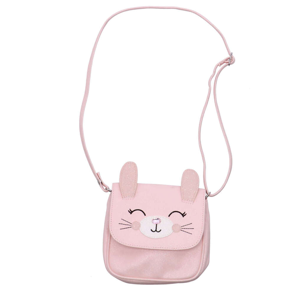 Topmodische Umhängetasche rosa Katze