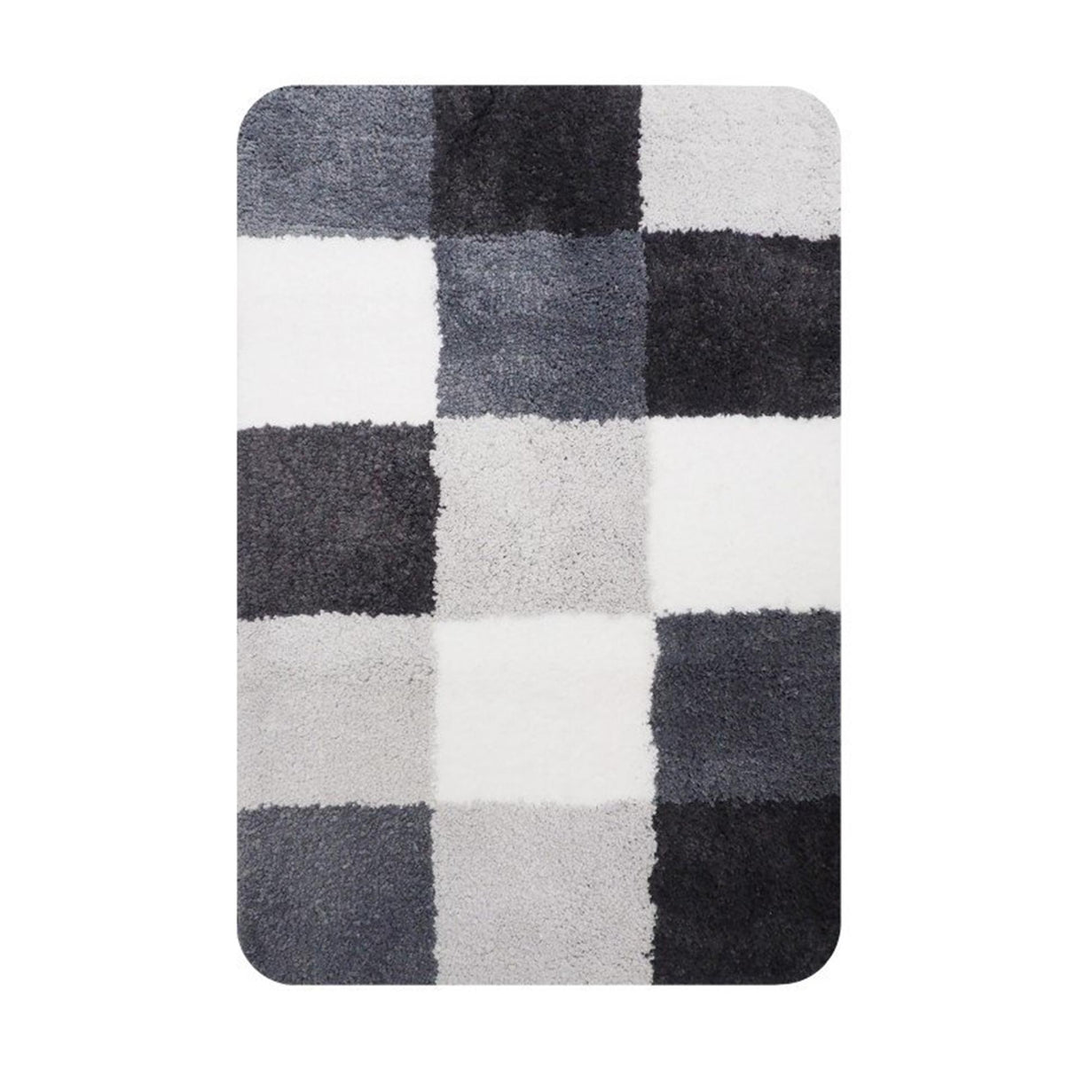 Dutch House Badematte Brest 60x90 cm grau