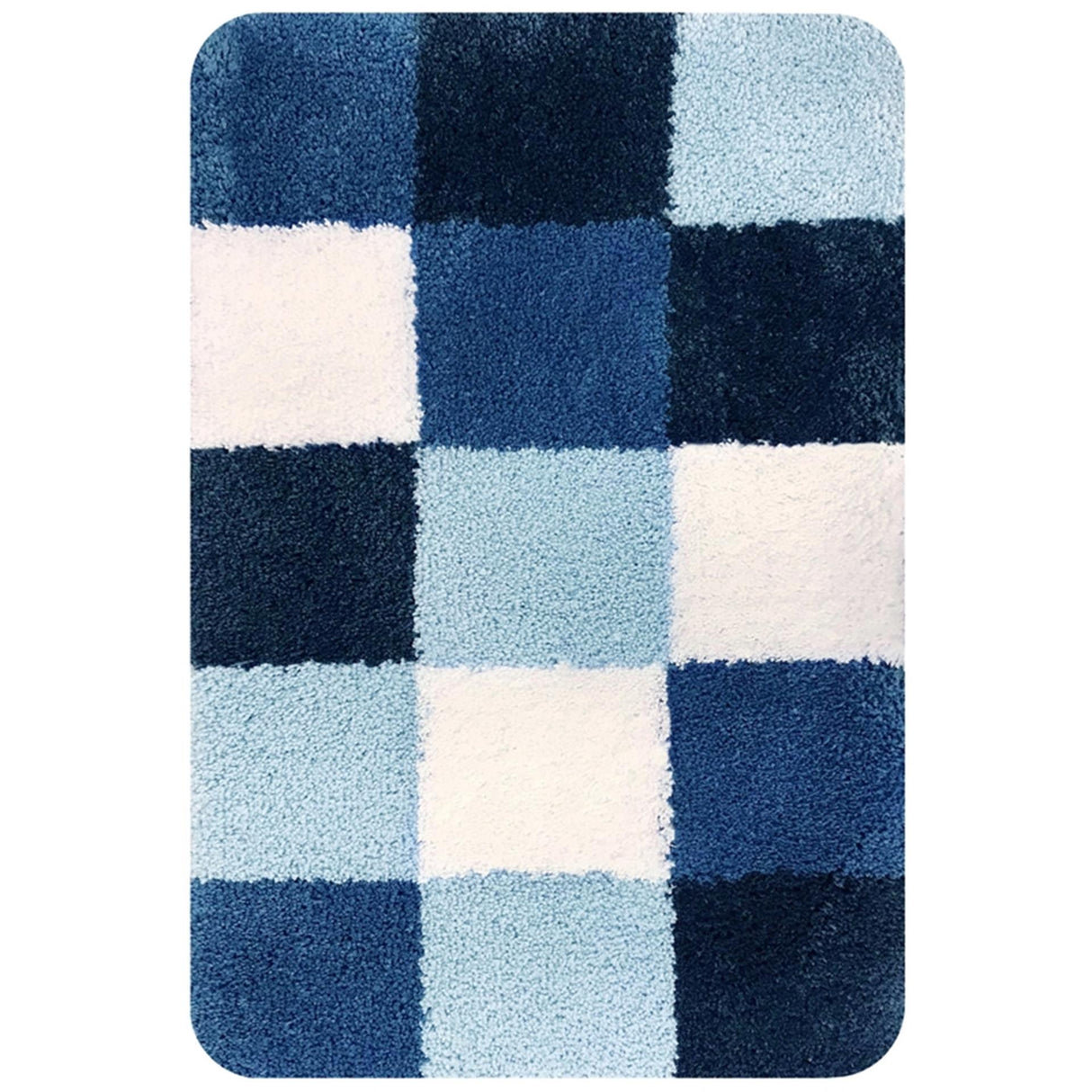 Dutch House Brest Badematte 60 x 90 cm blau