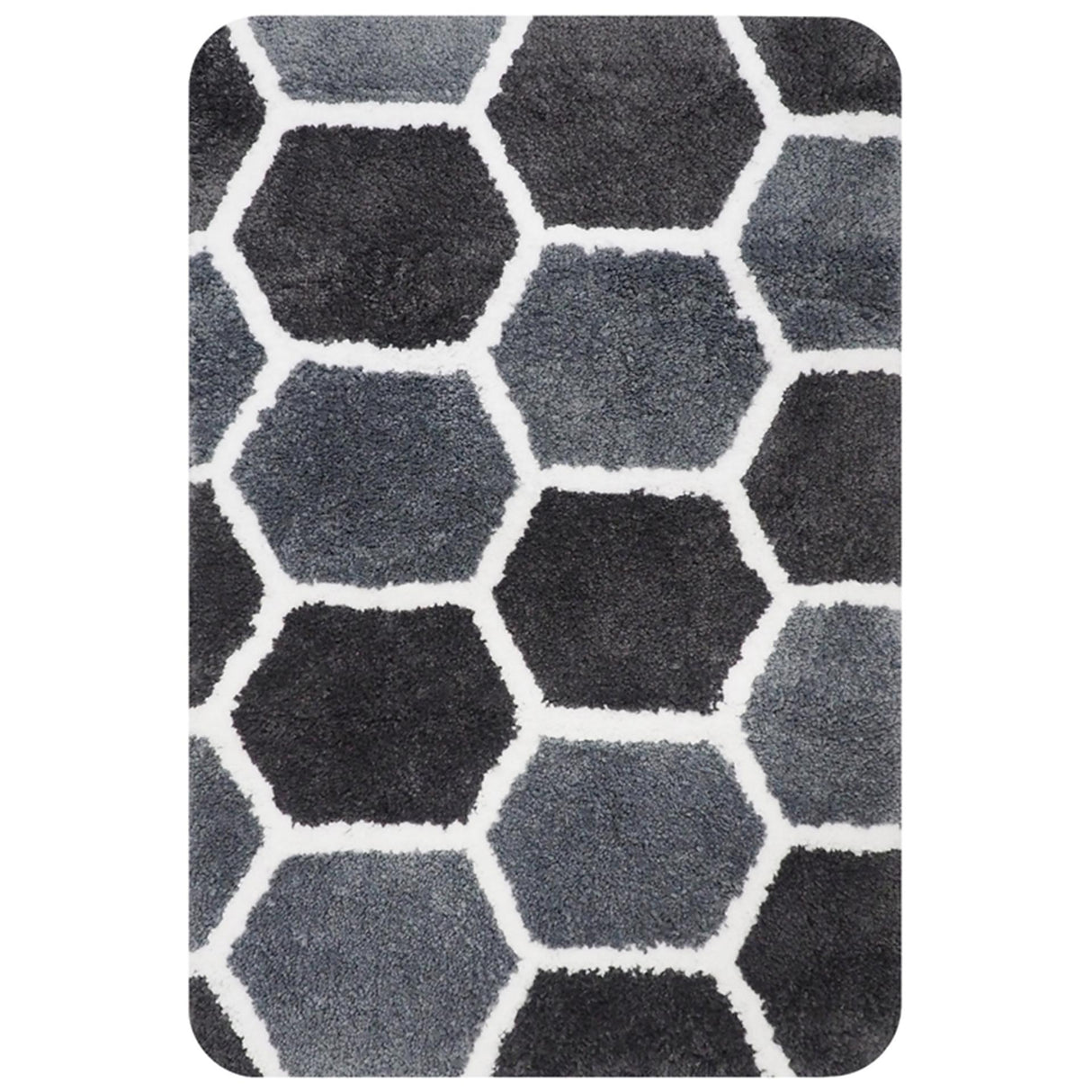 Dutch House Rennes Badematte 60x90 cm grau