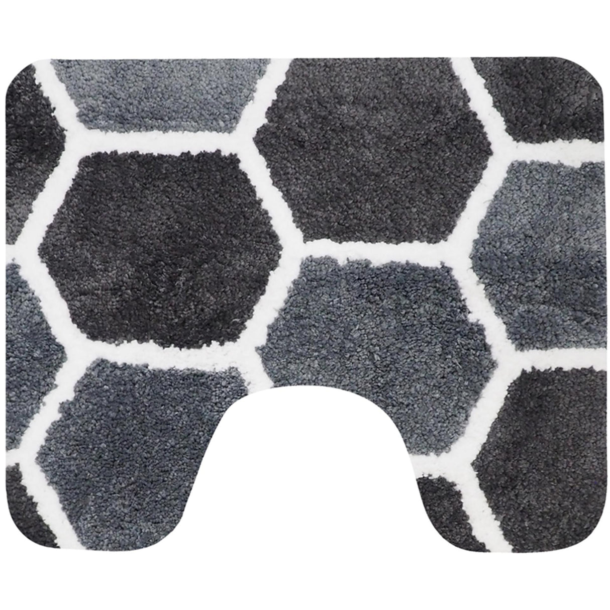 Dutch House Toilettenvorleger Rennes 60x50 cm grau