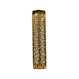 Decoris dinerkaars kerstboom set van 2 stuks goud ã˜2,1xh25cm