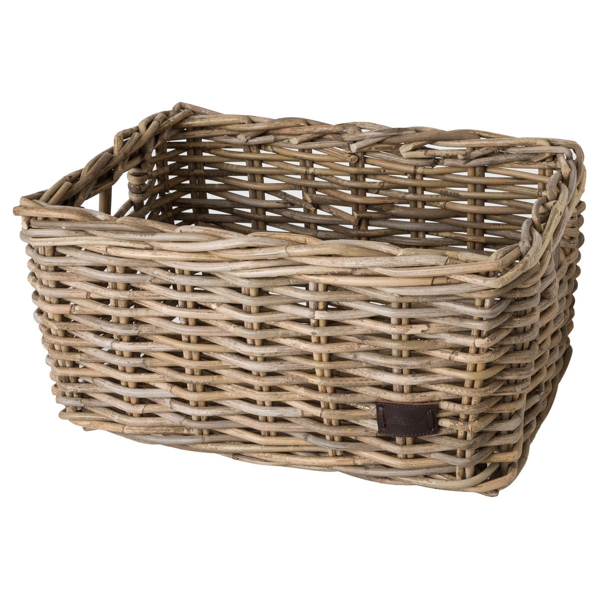 Fastrider zeno rotan fietsmand - naturel - 26l - handgemaakt