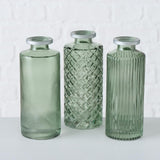 Boltze Home Vase Adore Glas h13cm grün