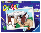 Ravensburger Kreart Painting bei Nummer - Mutter und Fohlen
