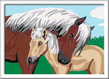 Ravensburger Kreart Painting bei Nummer - Mutter und Fohlen