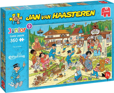 Jumbo Jan van Haasteren Junior 9 Puzzle Efteling Max Mortiz 360-teiliges Kinderpuzzle