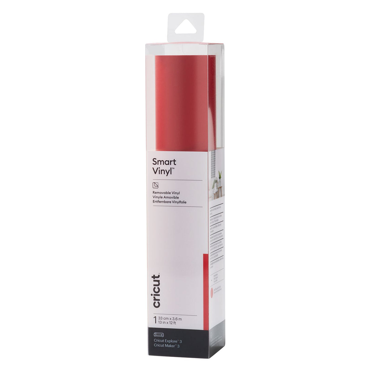 Cricut • Smart Vinyl abnehmbar 360 x 33 cm rot