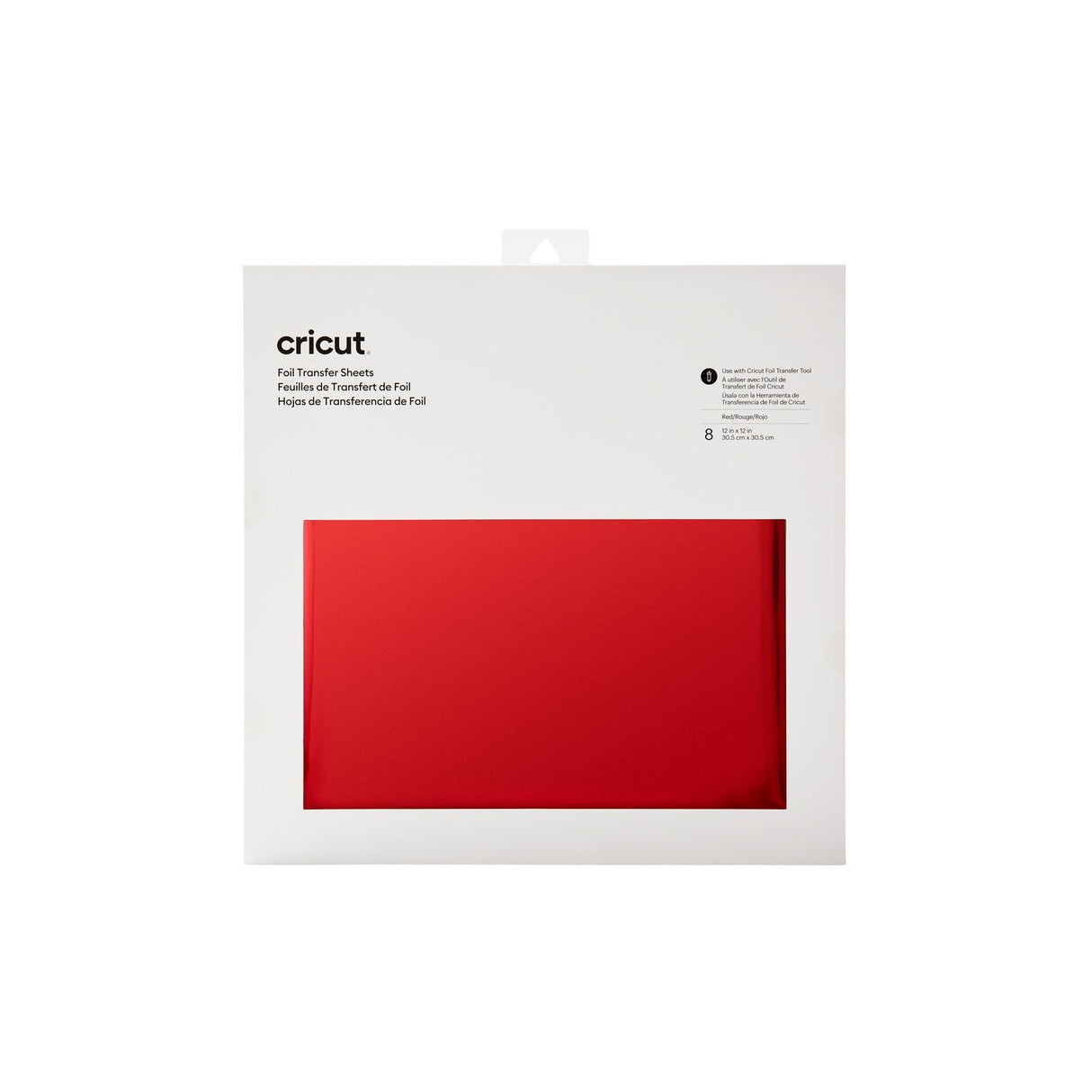 Cricut • Transferfolie rot 8 Blatt