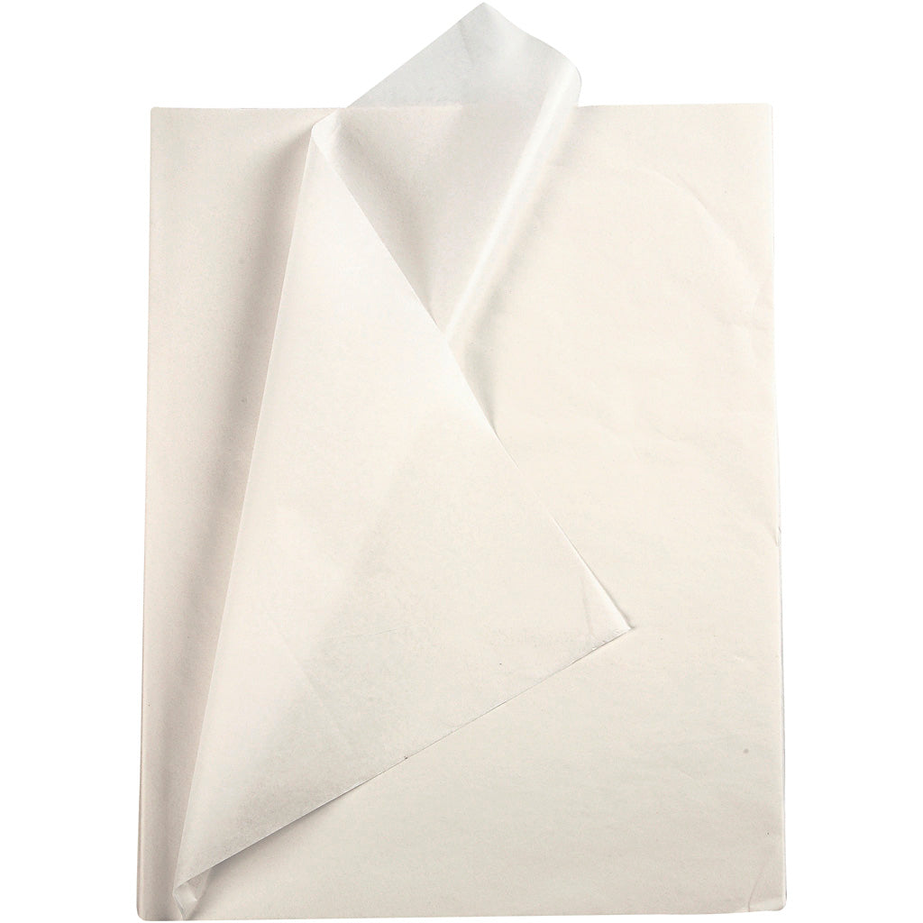 Creativ Company TissuePapier White 10 Blätter 14 Gr, 50x70 cm