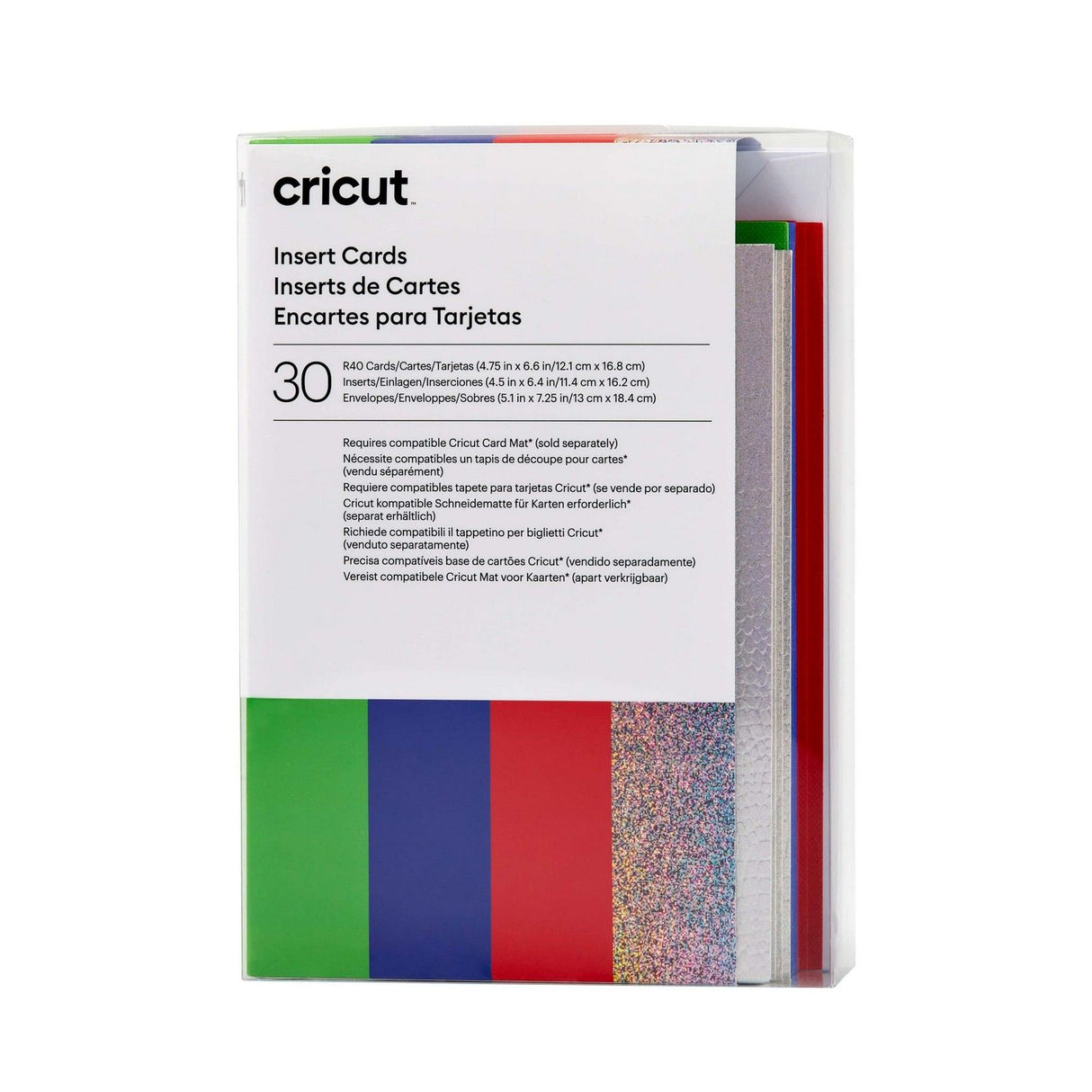 Cricut • Einsteckkarten Rainbow R40