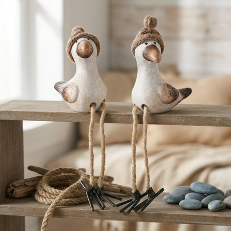 Boltze Startseite Figur Simon Möwe mit baumelnden Beinen 22cm
