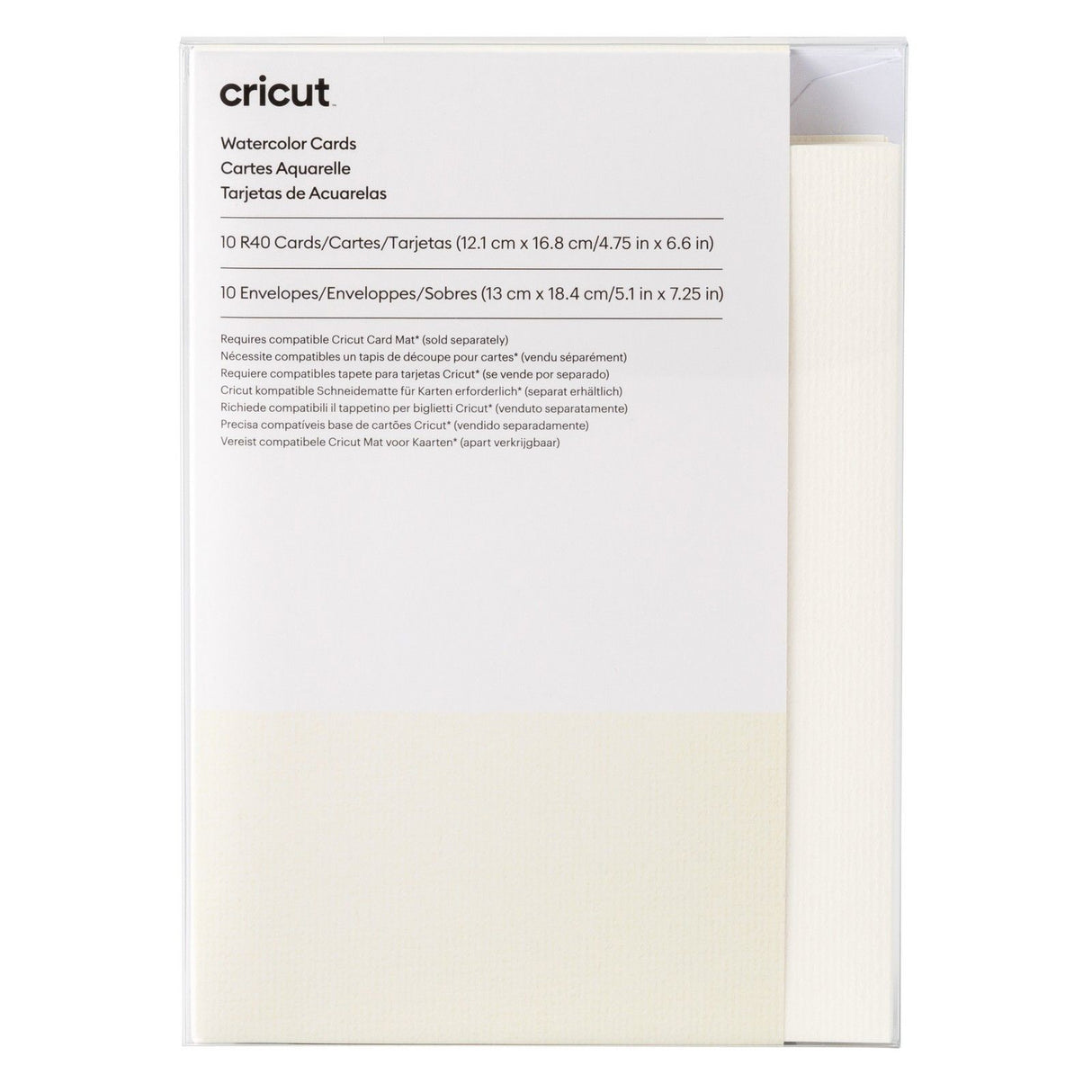 Cricut • Aquarellkarten R40 10 Stück