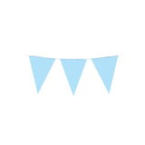 Paperdreams party vlag - baby blauw 10 meter pe polyetheen