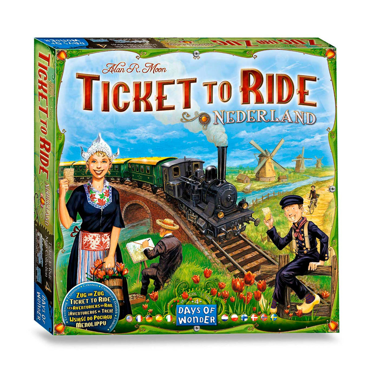 Asmodee ticket to ride netherlands board game