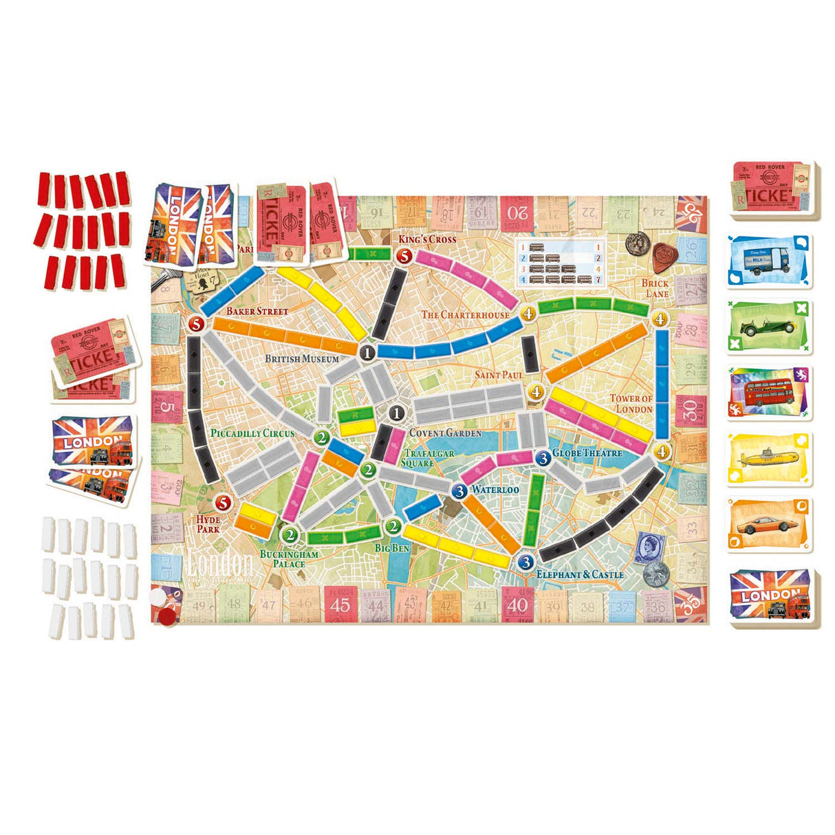 Asmodee Ticket to Ride London brætspil