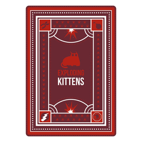 Exploding Kittens Original Edition – Kartenspiel voller Spannung und Humor – 2 bis 5 Spieler – ab 7 Jahren