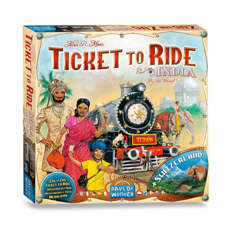 Asmodee Ticket zum Ride India Brettspiel