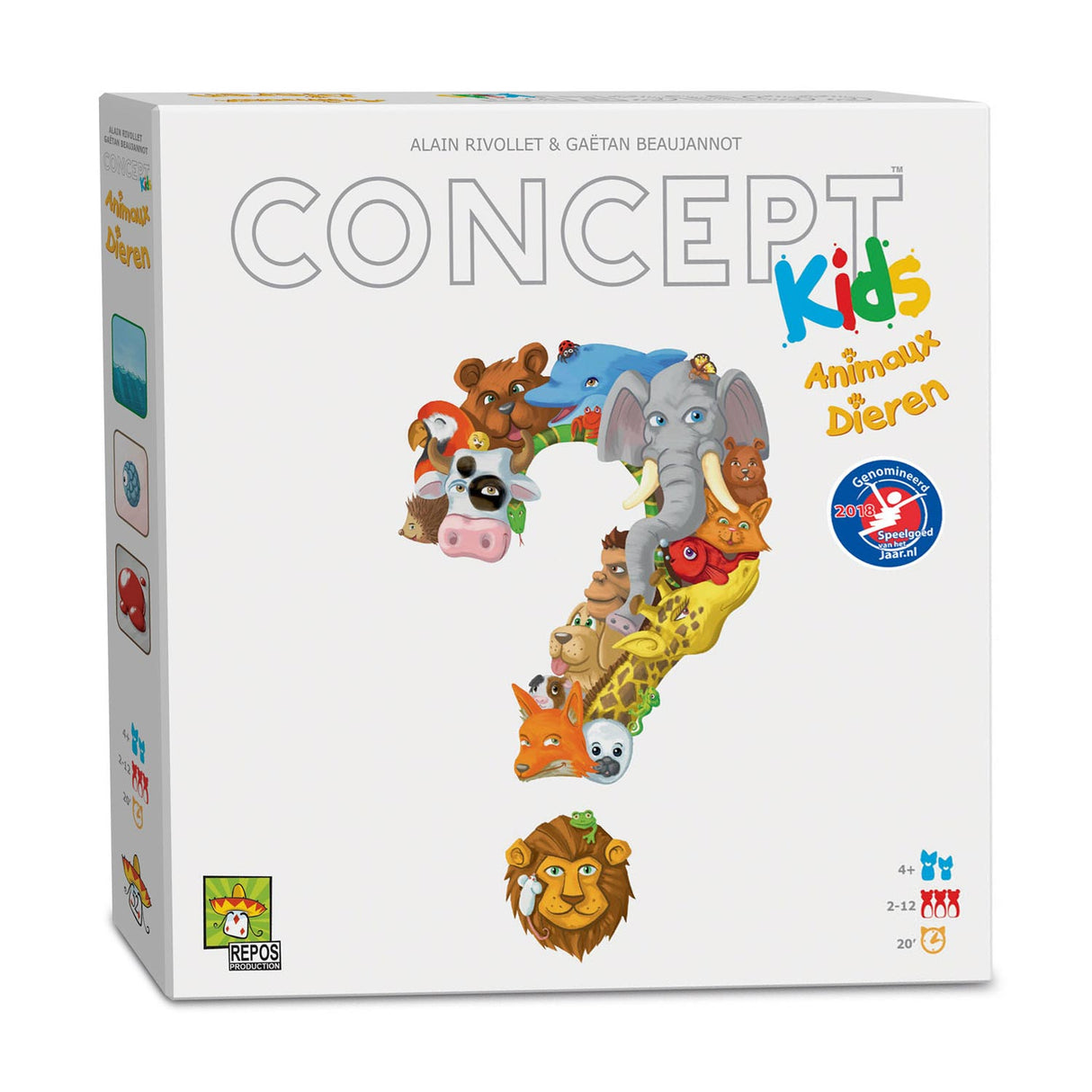 Repos Production Concept Kids Animals – Lernbrettspiel für 4+ Jahre