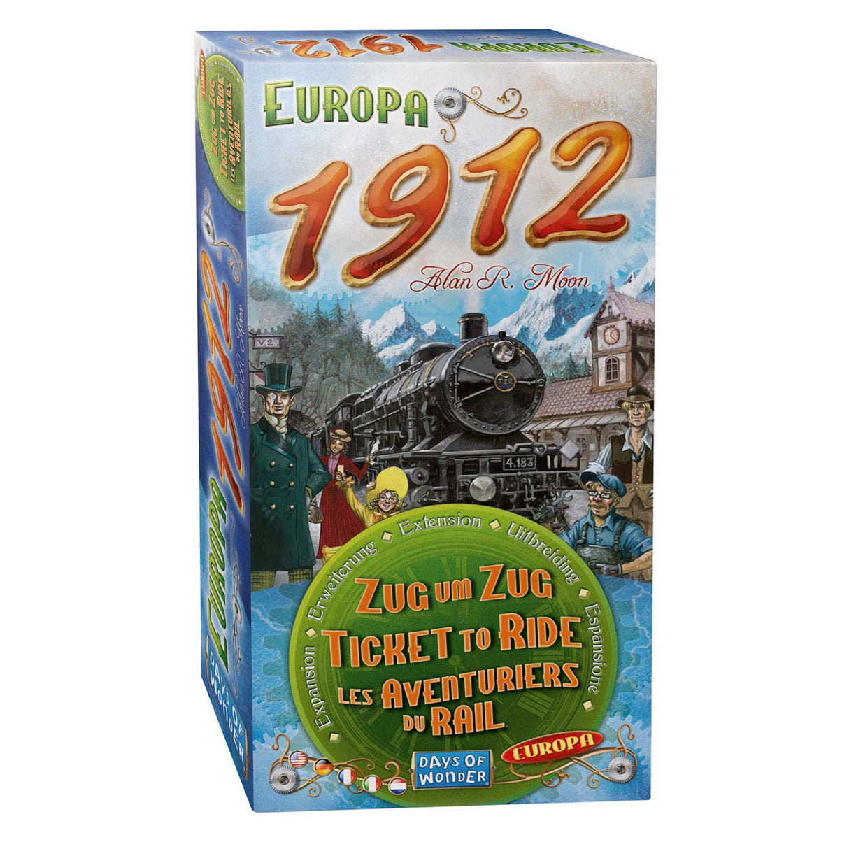 Asmodee -Ticket zum Reiten von Europa 1912 Expansionssatz