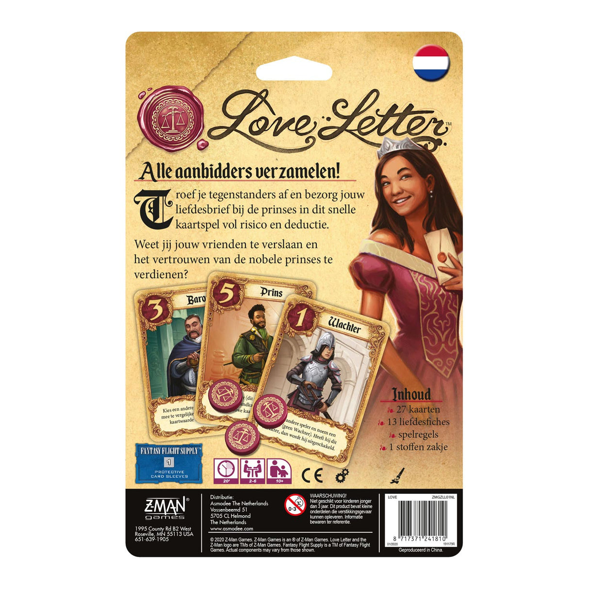 ASMODEE LOVE LETTER CARD Game