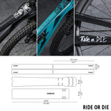 Dyedbro Ride- oder Die-Rahmenschutz-Kit