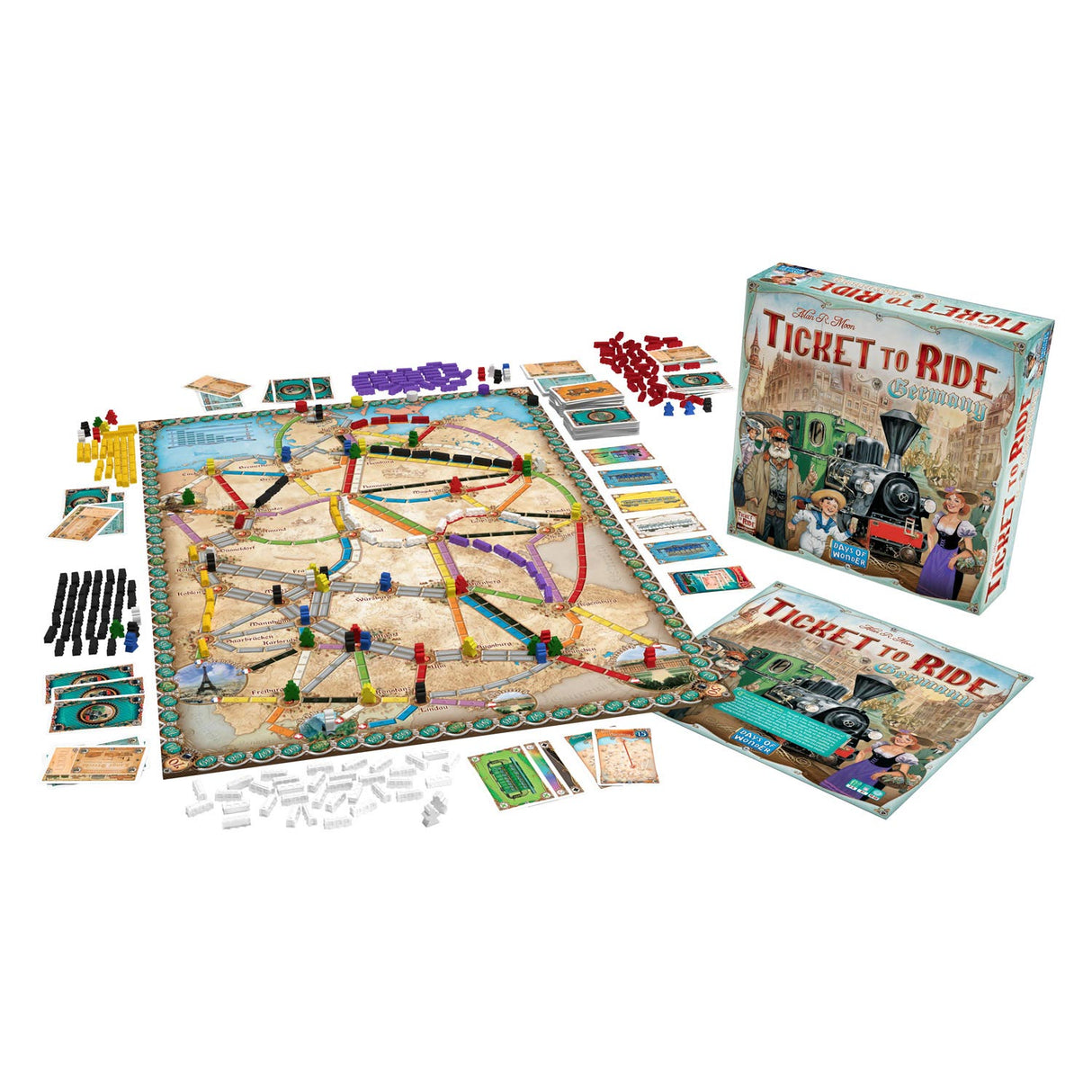 Asmodee Ticket to Ride – Deutschland-Brettspiel
