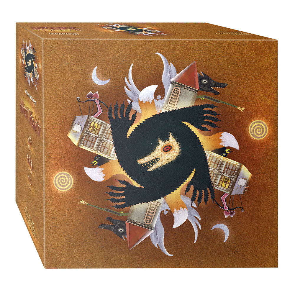 Asmodee de Weerwolves van Wakkerdam The Pact Basic Card Game med 3 utvidelser