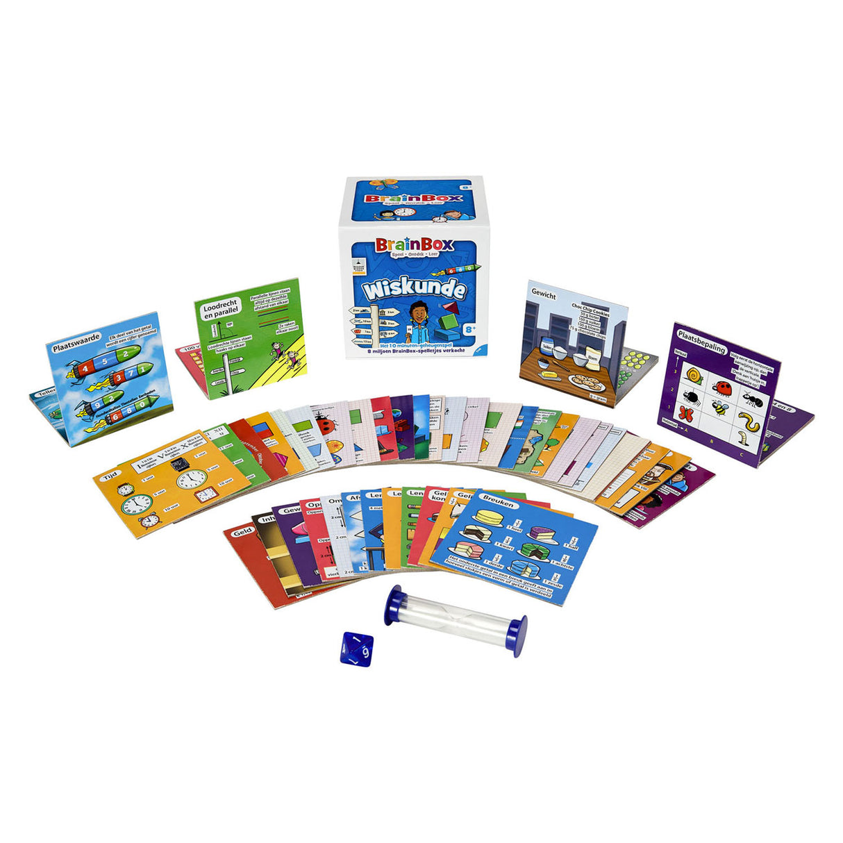 Asmodee BrainBox Wiskunde Bordspel