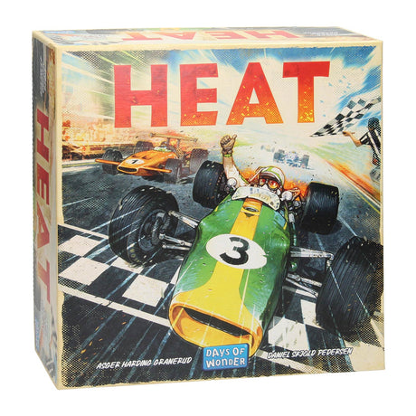 Days of Wonder Heat Brettspiel – – für echte Rennsportfans – ab 10 Jahren – strategisches Brettspiel