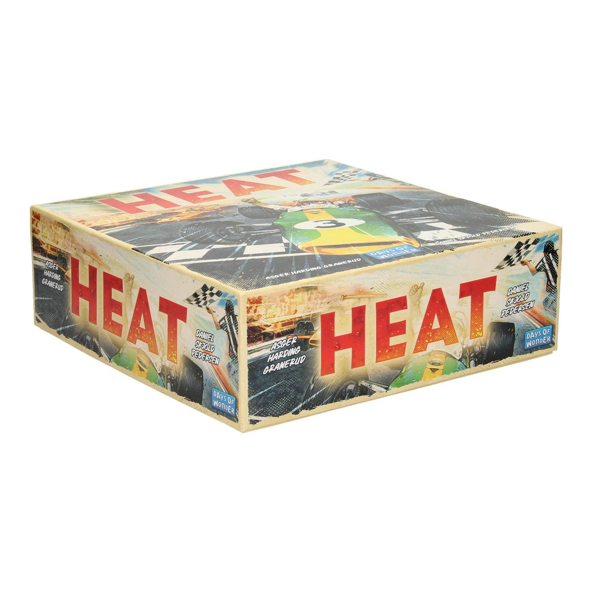 Days of Wonder Heat Brettspiel – – für echte Rennsportfans – ab 10 Jahren – strategisches Brettspiel