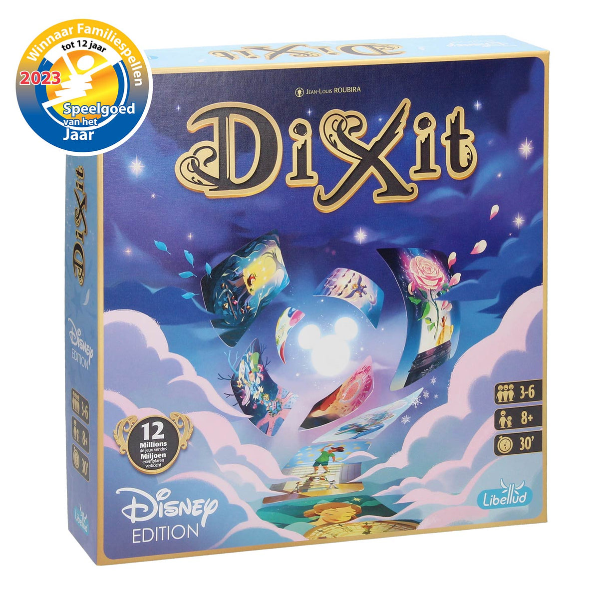 Libellud – Dixit Disney – kreatives Brettspiel – 84 Karten basierend auf Disney-Pixar-Filmen