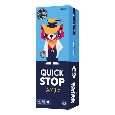 Atm gaming quickstop family kaartspel - 2 tot 7 spelers