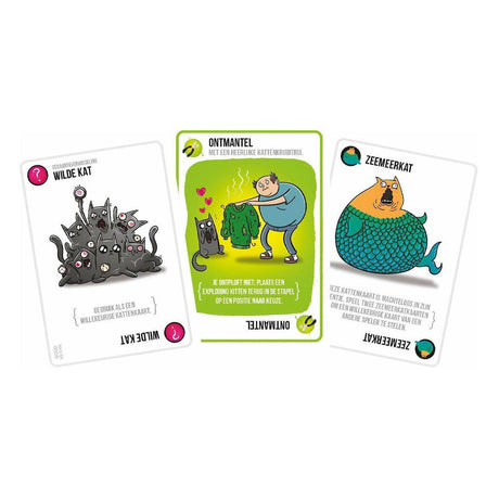 Exploding Kittens Gutes gegen Böses Kartenspiel