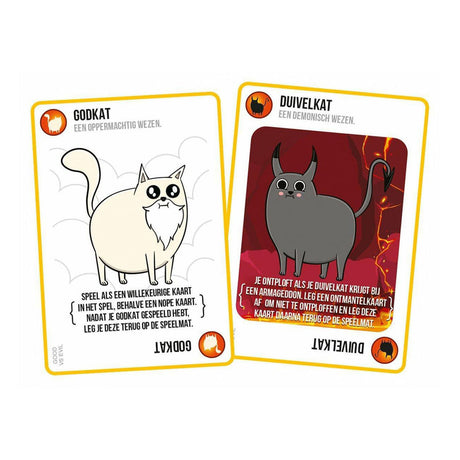 Exploding Kittens Gutes gegen Böses Kartenspiel