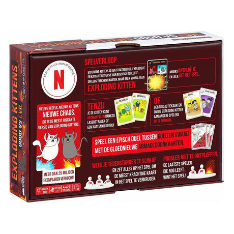 Exploding Kittens Gutes gegen Böses Kartenspiel