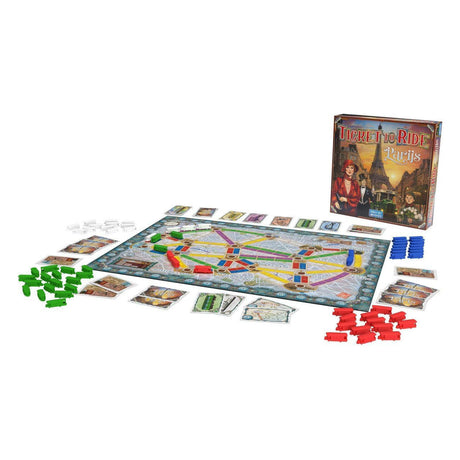Brettspiel „Ticket to Ride Paris“.
