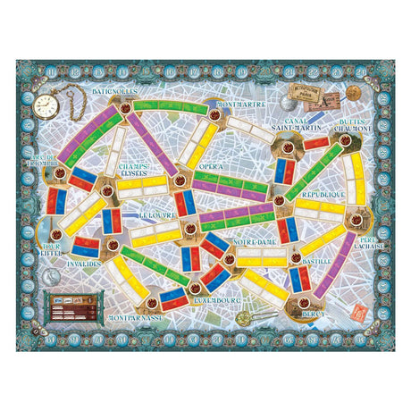 Brettspiel „Ticket to Ride Paris“.