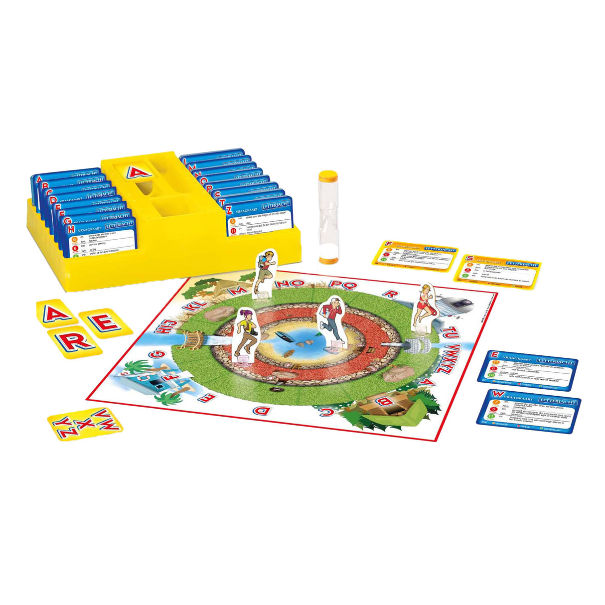 Megableu-Buchstabenjagd-Brettspiel