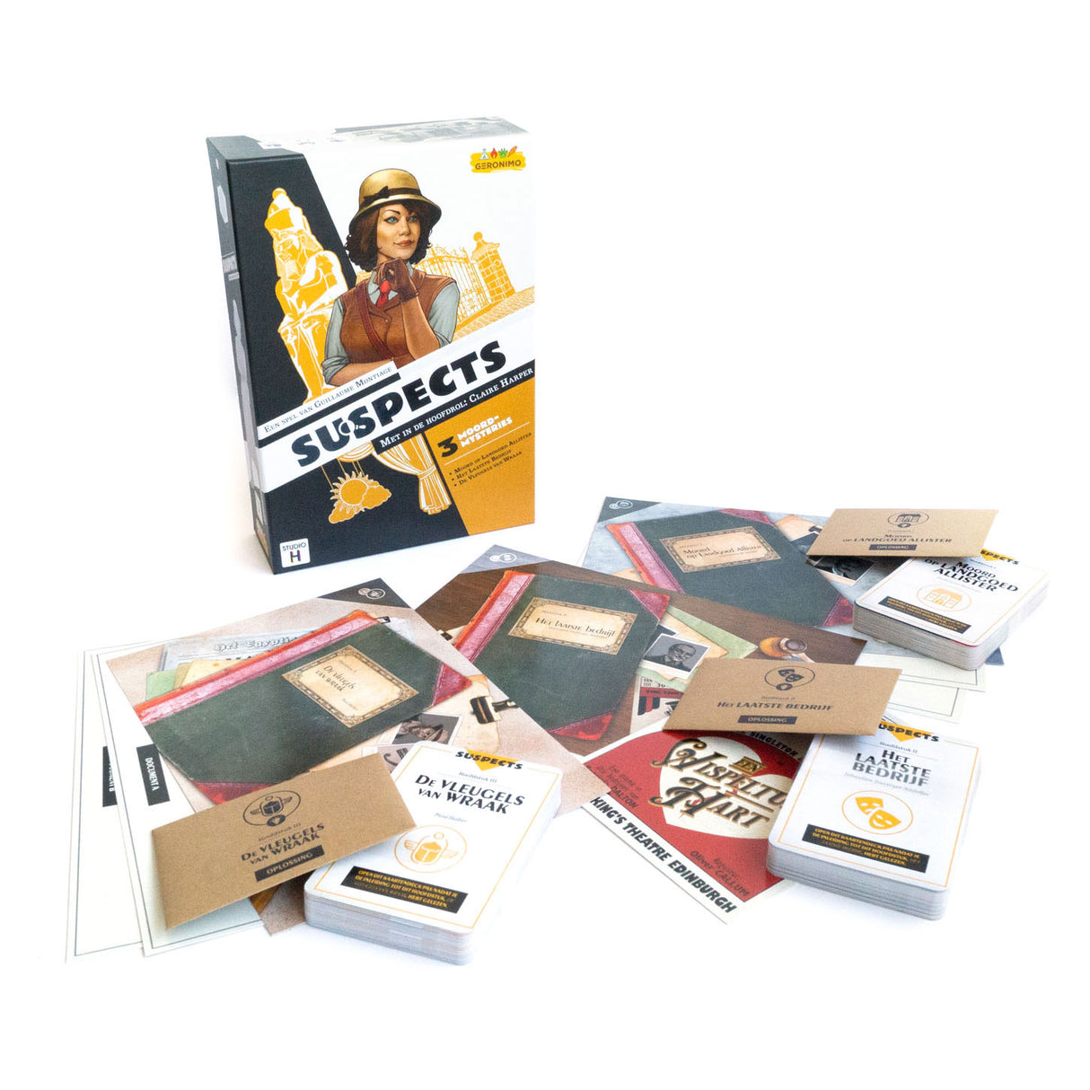 Geronimo Games Suspects board game