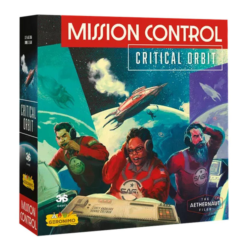 Geronimo Games Control de misión Critical Orbit Game de mesa