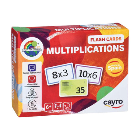 Geronimo-Spiele, Lernkarten, Multiplikation, Lernspiel für Kinder.