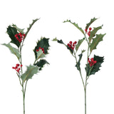 Boltze Wohndeko Zweig Stechpalme mit roten Beeren H50cm