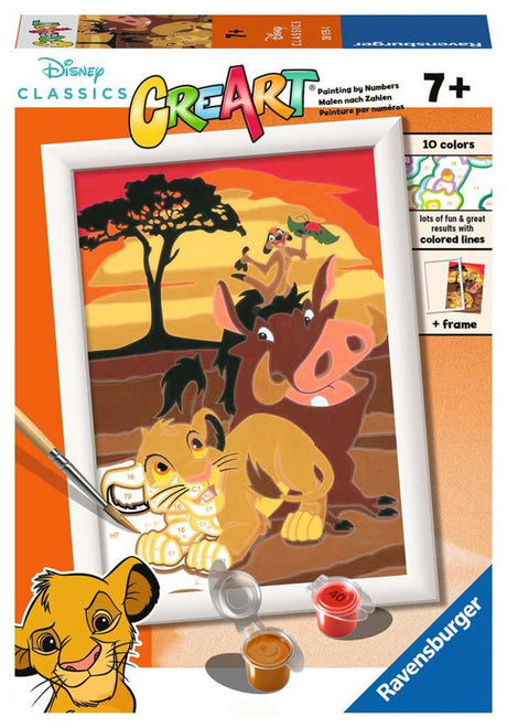 Ravensburger Kreart Gemälde nach Nummer - Disney der König der Löwen