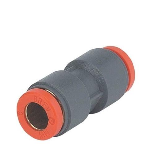 Metallbau-Steckkupplung gerade 8mm r19 | 10 Stück