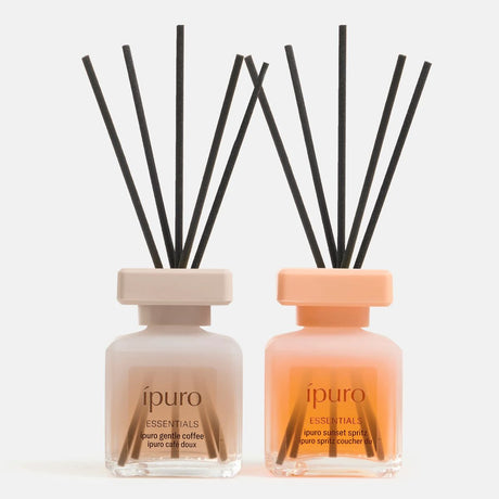 Ipuro Duftdiffusor-Set, sanfter Kaffee-Sonnenuntergang-Spritz, 2 x 50 ml