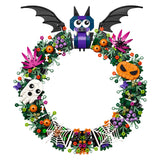 Lego halloweenkrans halloween decoratie bouwpakket voor kinderen en tieners 40825